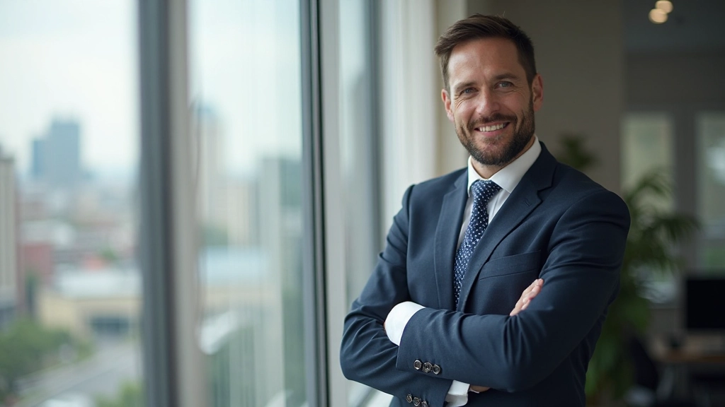 Persoon die zelfvertrouwen en succesvol gedrag toont na maanden van discipline en gewoontevorming