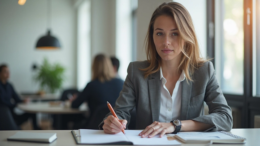 Professionele foto van iemand die taakbeheer-systeem bestudeert aan bureau met notitieboek en kalender